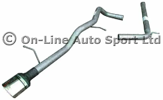 Seat Ibiza inc FR 1.6TDi 6J Silencer Delete Exhaust System - ULTER OVAL TIP