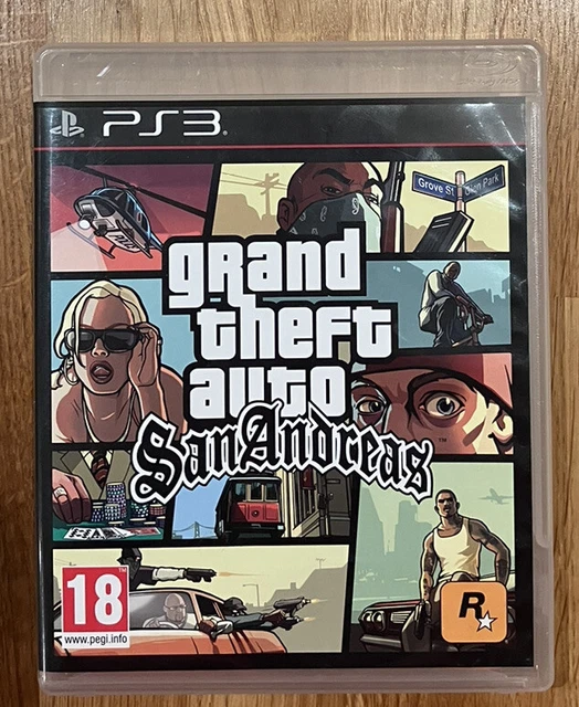 GTA San Andreas Sur PS3 – Complet Avec Notice Et Carte – Bon État