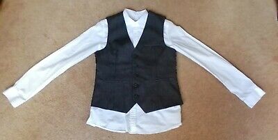 RJR John Rocha White Shirt And Waist Coat Smart Occassion Age 14 Years Excellent