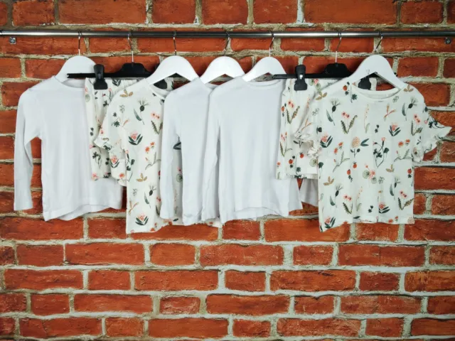 Girl Bundle Age 2-3 Year Next Mothercare Summer Pyjamas White T-Shirt Twins 98Cm