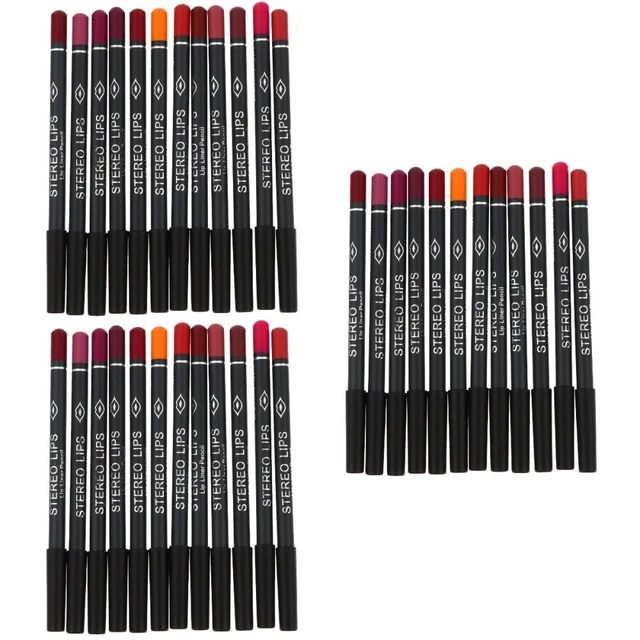 FRCOLOR 36 Stück Wasserfeste Lipliner Stifte Set – Langhaltende Lippenkonturenstifte In Verschiedenen Farben