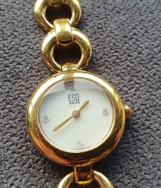 ESQ ESQUIRE LADIES Watch Swiss Quartz Lovely Condition 25.00