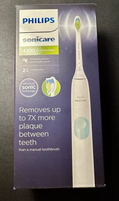 Spazzolino Philips Protective Clean 4300 Electric Toothbrush - White