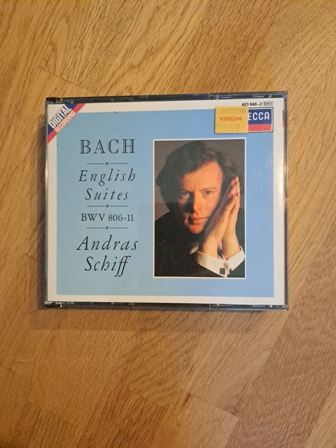 LONDRES : BACH : English Suites BWV 806-811 Andras Schiff 2-CD 1988 N ...