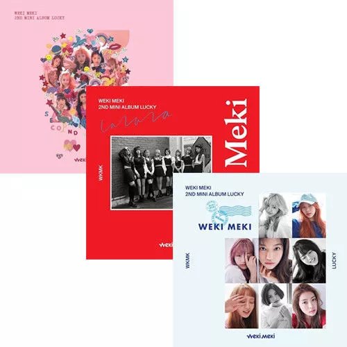 WEKI MEKI [LUCKY] 2nd Mini Album RANDOM CD+PhotoBook+Card+Sticker K-POP SEALED
