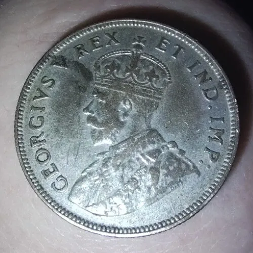 1924 King George V East Africa One Shilling Coin