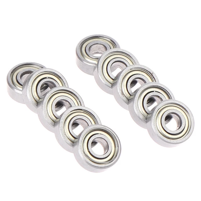 10pcs deep groove spherical carbon steel miniature bearings 695ZZ