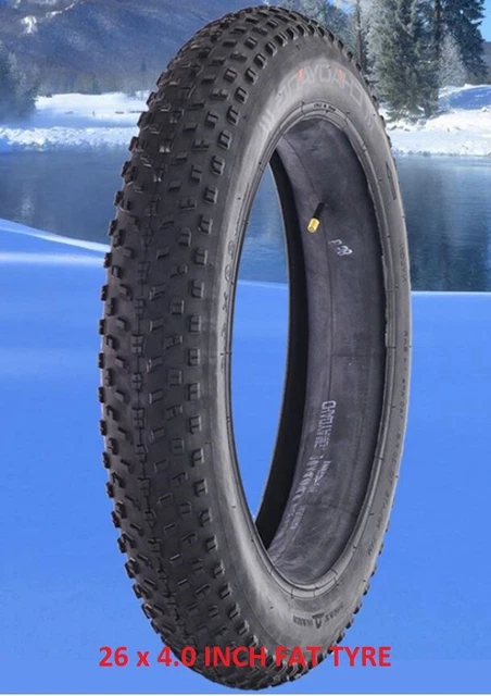 26 x 4.0 INCH FAT TYRE MOUNTAIN BIKE EBIKE MUD DIRT CRUISER BICYCLE INNER TUBE