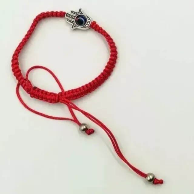 Red String Hand-made Blue Evil Eye Lucky Kabbalah Bracelet Fashion Jewelry Gift