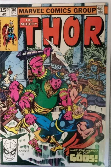 The Mighty Thor Issue # 301.  Marvel Comics. Vol 1 Series. Bronze Age.  Vf