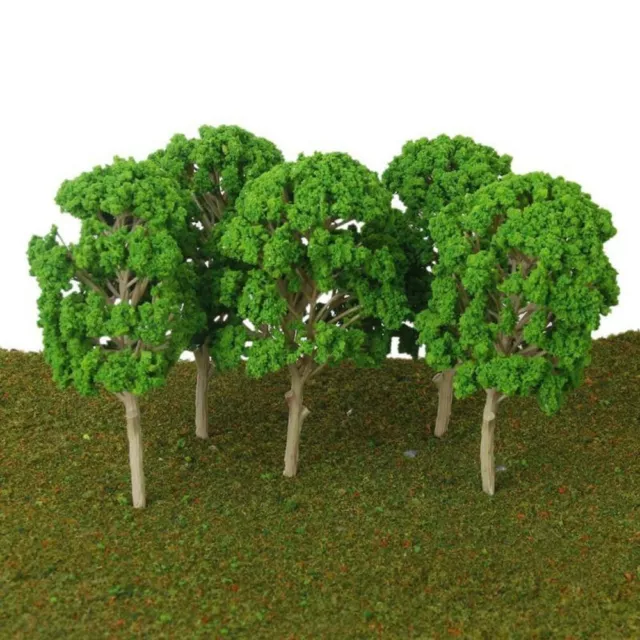 5pcs Model Trees - 14.5cm High - Railroad Railway Architecture Wargame Scenery