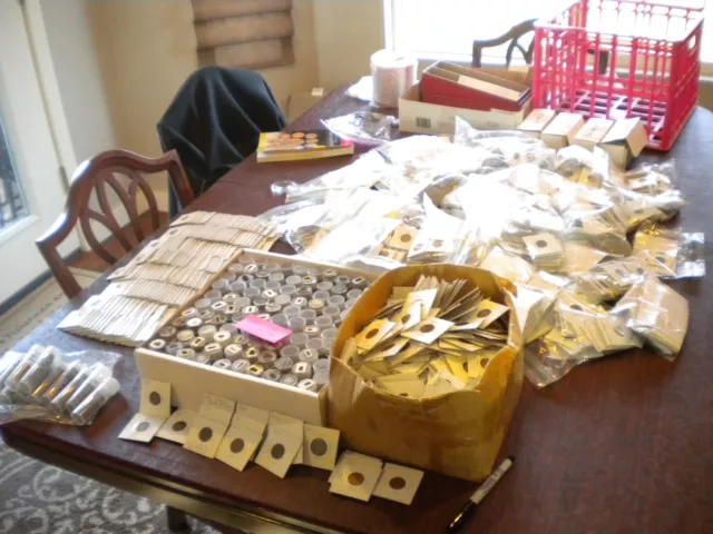 COLLECTION OF MOSTLY PRE 1930s LINCOLN WHEAT PENNY ROLL - LOT OF 50 OLDER COINS 