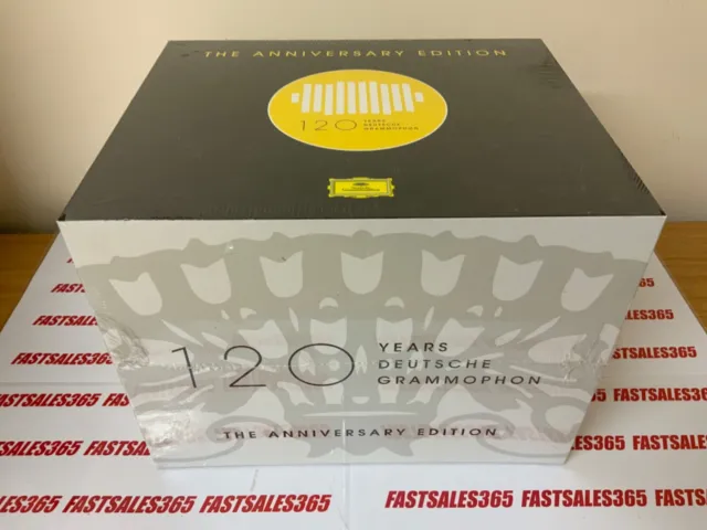 Various Composers - 120 Years of Deutsche Grammophon , 121 CD BOX SET, NEW.