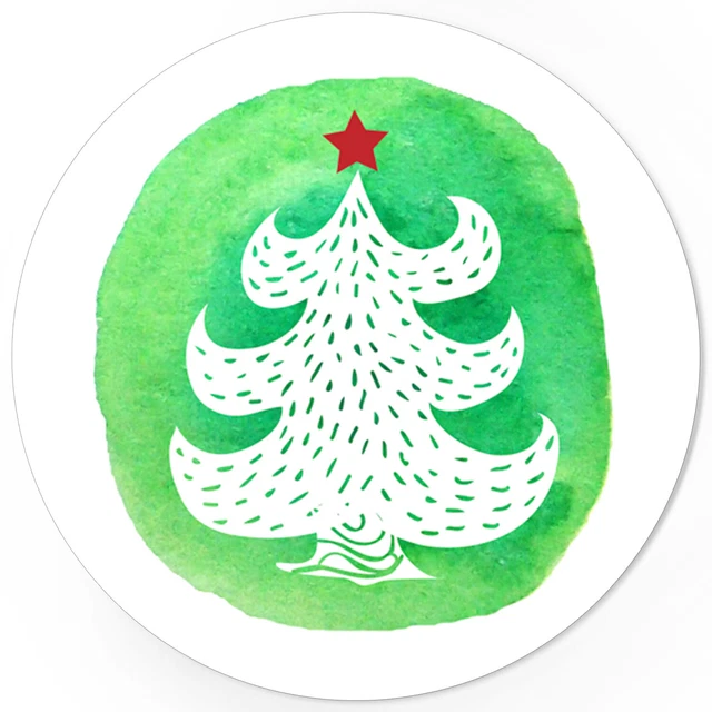 48 Weihnachtsaufkleber Geschenk Aufkleber Etiketten Weihnachten Xmas Tanne