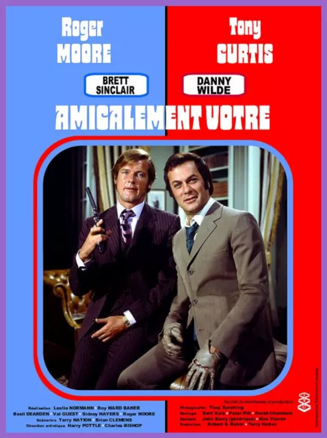 Affiche / Poster 60x80 cm # B "The Persuaders / Amicalement Votre" Roger Moore