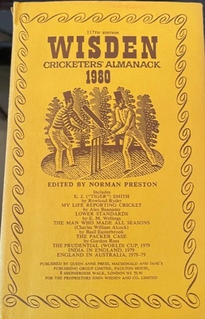 Wisden Cricketers' Almanack 1980