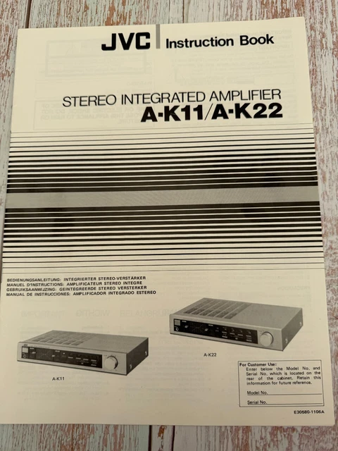 JVC A-K11L + T-K11L Receiver - Ireland