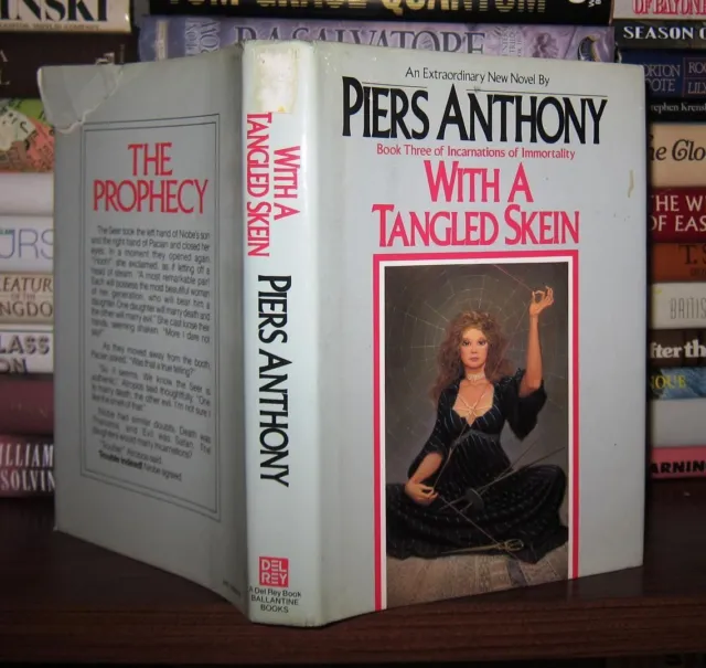 Piers Anthony con Un Tangled Madeja Libro Tres De Incarnations Inmortalidad 1st