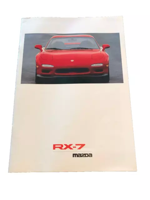 Brochure brochure Mazda RX-7 v. 07/1992, 32 pp.