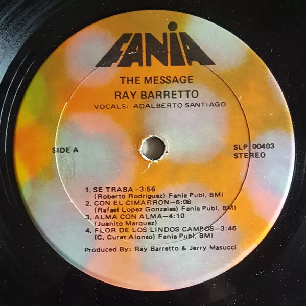 Ray Barretto - The Message (LP) (Very Good (VG)) 3