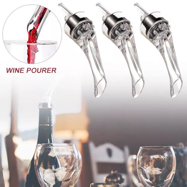 Spout Wine Pourer Acrylic Aerating Pouring Tool Portable Quick Air Aerator