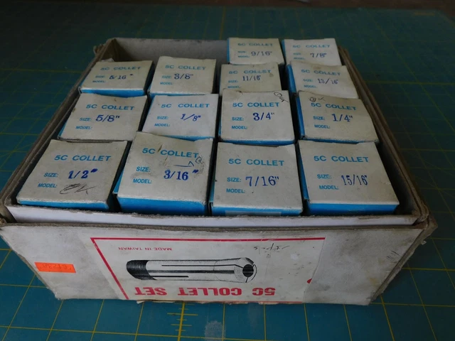 Grizzley 5C Collet lot of 14 new in boxes