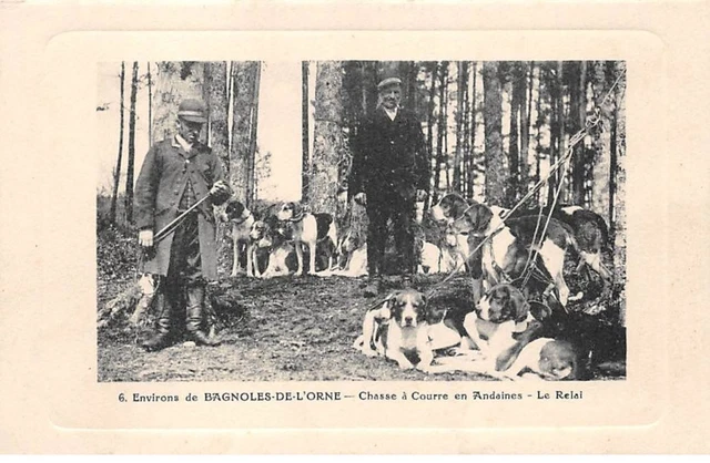61 - BAGNOLES DE L ORNE - SAN33354 - Chasse à Courre en Andaines - Le Relai