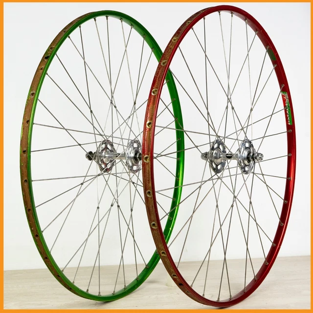 Paire De Roues Boyau Vintage – Maillard Normandy Helicomatic, Vélo Ancien France
