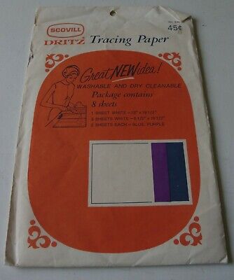 Paquete vintage de papel de trazo para modistas DRIREZ - algunos usados
