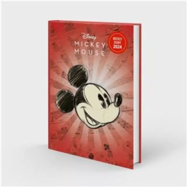 Impact Merch. Diary: Mickey Mouse - Mickey Mouse 2024 - A5 Planner 160mm x 210mm