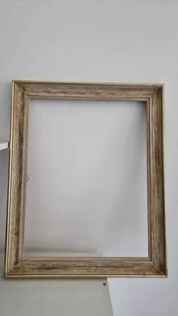 Antique wooden frame picture. grand Cadre  Ancien photo, en bois
