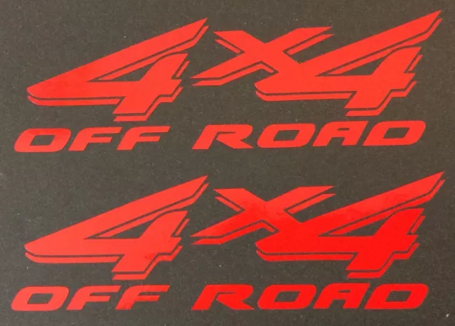 4X4 Off Road Decal Sticker 4Wd Truck Bed Ford F-150 Ranger Super Duty Chevy F150 2