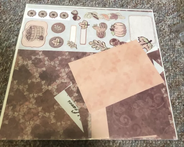 Creative Memories Paper Pack “Pastel Autumn”Additions BONUS Ideas Book