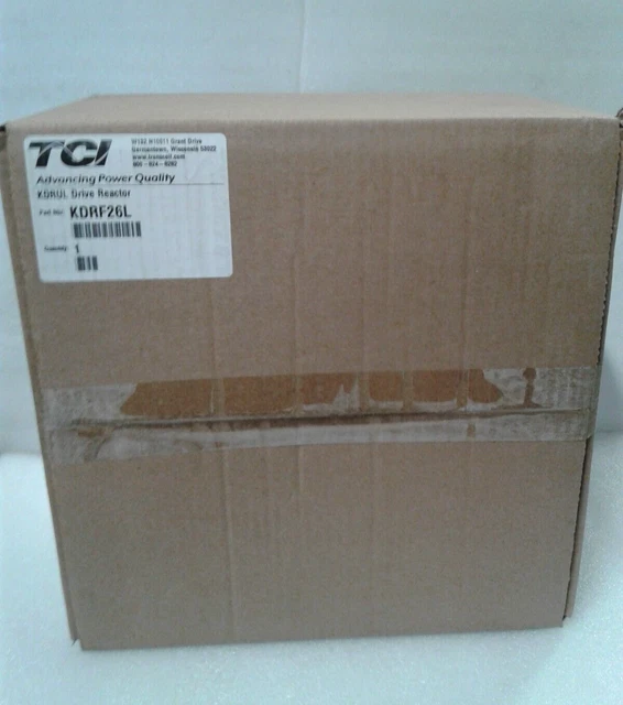 TCI KDRF26L Drive Reactor - New in Factory Sealed Box