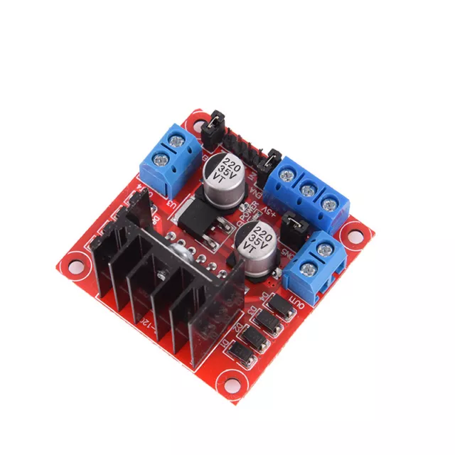 dual h bridge dc stepper motor drive controller board module l298n motor dr N#DC