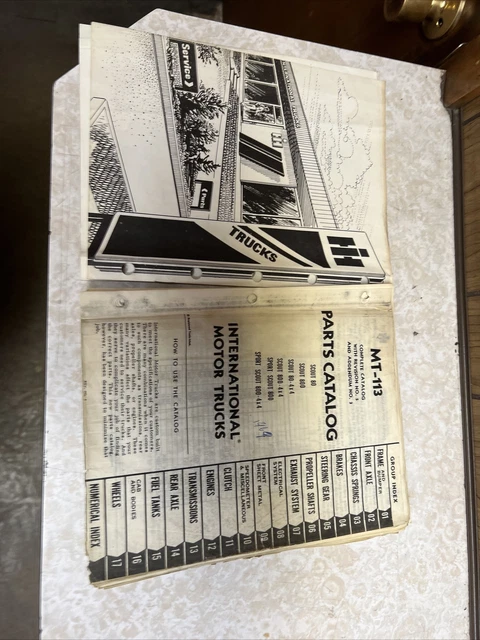 1969-1978 International Scout 80 800 Parts Catalog Manual MT-113 IHC Trucks 1969-1978 International Scout 80 800 Parts Catalog Manual MT-113 IHC Trucks