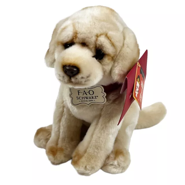 FAO Schwarz Labrador Cuddly Ultra-Soft Fur 15 Stuffed Animal