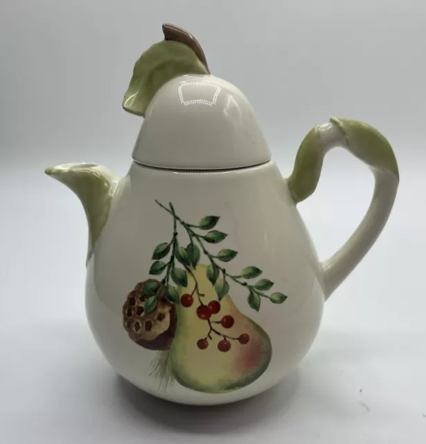 Lenox Tea Pot with Lid Williamsburg Boxwood & Pine Collection Never Used