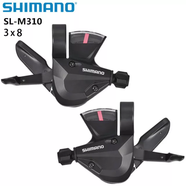 Shimano Altus SL-M310 3/8 3X8 Speed Trigger Shifter Dual Lever Shifters Set