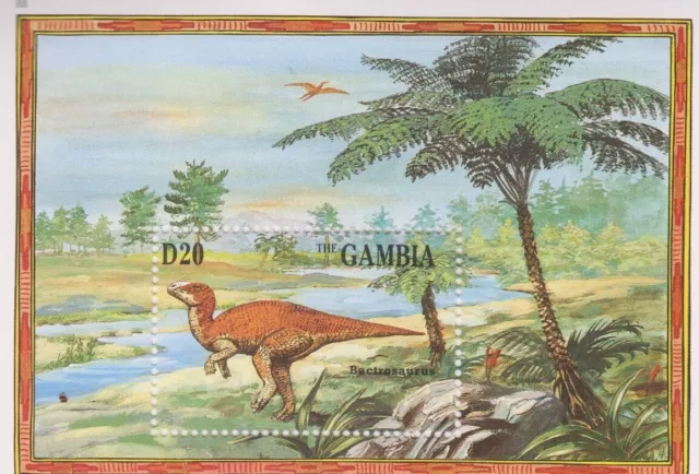 Dinosaurier Gambia Postfrisch 2752