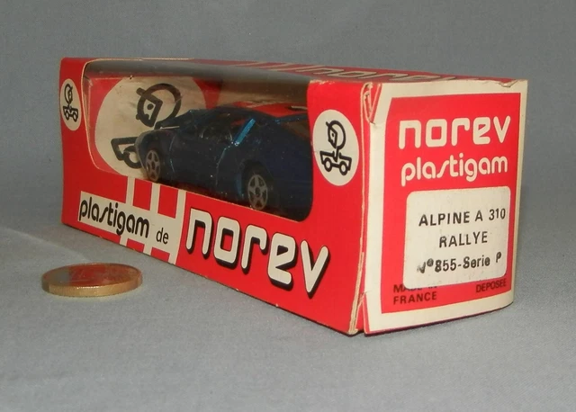 Voiture Miniature Alpine Renault A310 Bleu - Échelle 1:43, Norev, Occasion, Diecast