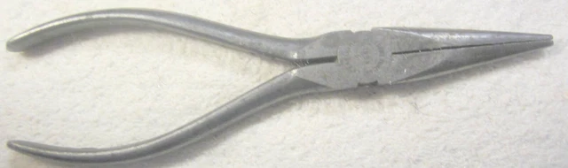 6 1/2" Crescent Crestoloy 1033 6 Needle Nose Pliers Jamestown,N.Y. USA Tool VTG