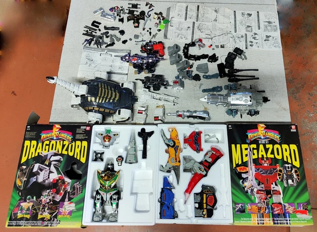 POWER RANGERS BANDAI Dragonzord Megazord Deluxe Set LOTTO GIOCATTOLI ...