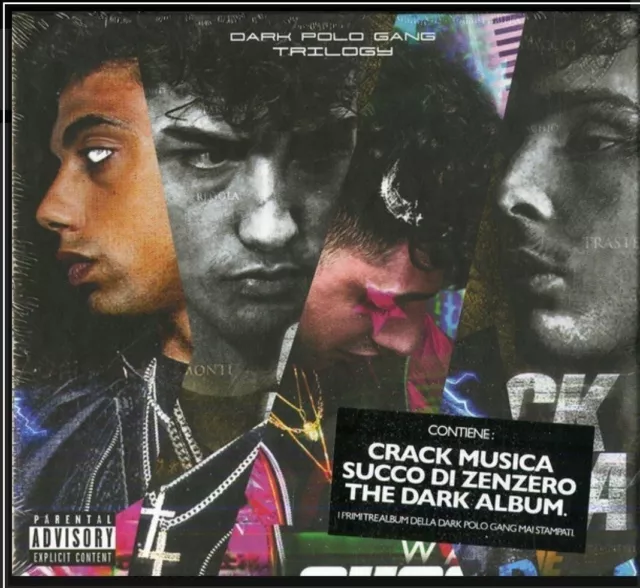 Trilogy Dark Polo Gang Sigillato 3 CD Tony Effe Dark Album Crack Musica Succo Ze