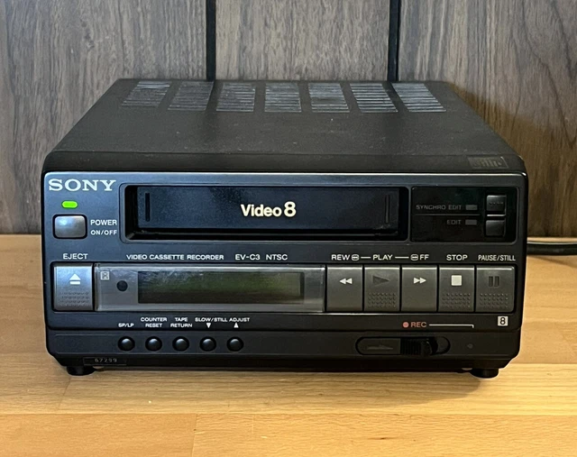 SONY EVC3 8MM Video 8 Cassette Player Recorder NTSC VCR Deck Parts