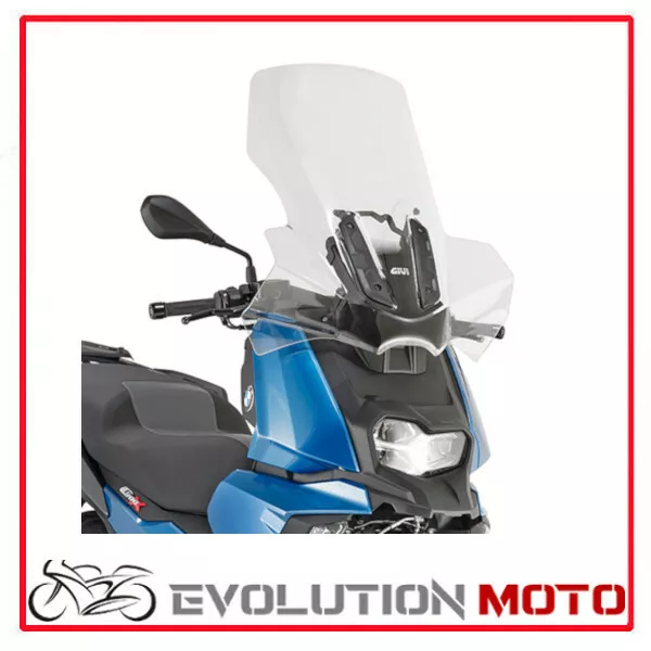 Parabrezza + Attacchi Givi Bmw C 400 X (19 > 22) Cupolino Visiera