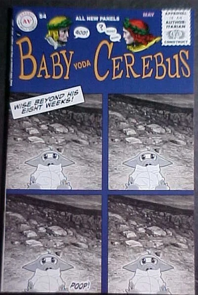 Baby Yoda/Cerebus #1! Vf/Nm 2021 Aardvark-Vanaheim