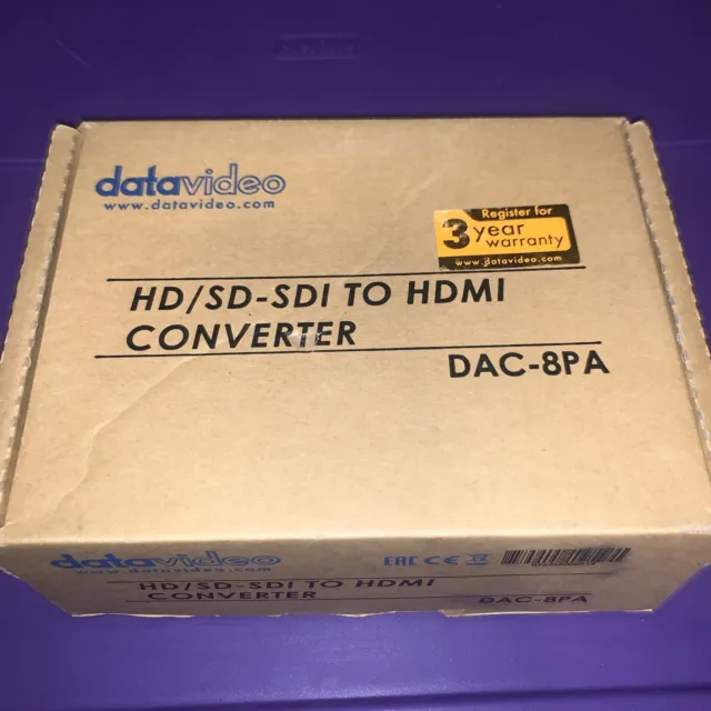 Data Video Dac-8Pa Hd/Sdi To Hdmi Converter