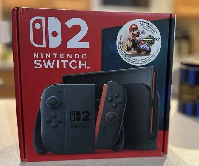 NINTENDO SWITCH 2 Console + Mario Kart World Game Bundle - Same Day ...
