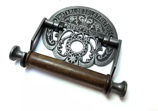 Cast Iron Waterloo Vintage Design Victorian Wall Mounted Toilet Roll Holder